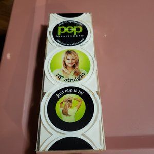 Pop by Hairuwear 16" Straight Clip In Hair Extension in Golden Blonde NIB